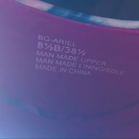 BCBGeneration Ariel Blue & Pink Tie Dye Heels - Picture 8 of 8